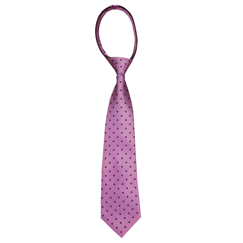 Equetech Junior Polka Dot Show Zipper Tie - Country Ways