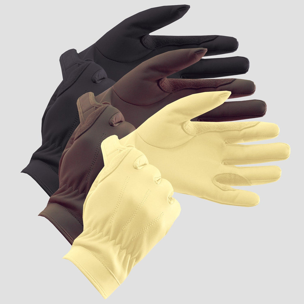 Equetech Leather Show Gloves - Country Ways