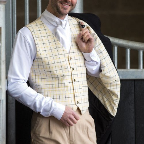 Equetech Men's Classic Tattersall Check Waistcoat - Country Ways