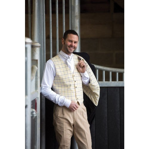 Equetech Men's Classic Tattersall Check Waistcoat - Country Ways