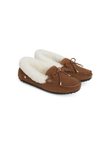 Fairfax and Favor Henley Shearling Lined Slippers - Country Ways