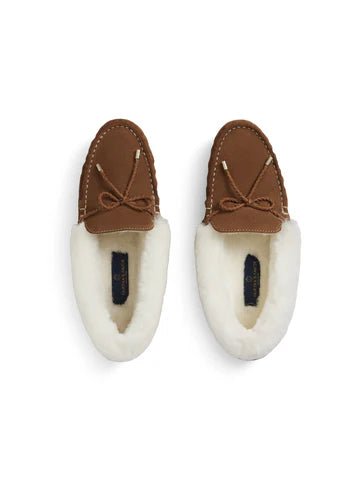 Fairfax and Favor Henley Shearling Lined Slippers - Country Ways