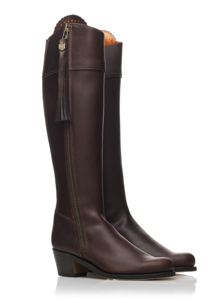 Fairfax & Favor Leather Regina Boots with Heel - Country Ways