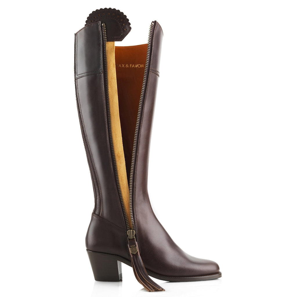 Fairfax & Favor Leather Regina Boots with Heel - Country Ways