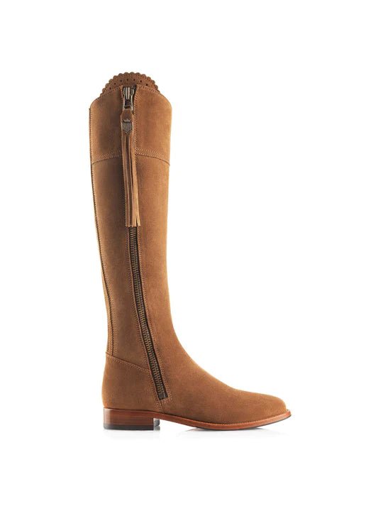 Fairfax & Favor Suede Regina Boots Narrow Fit - Country Ways