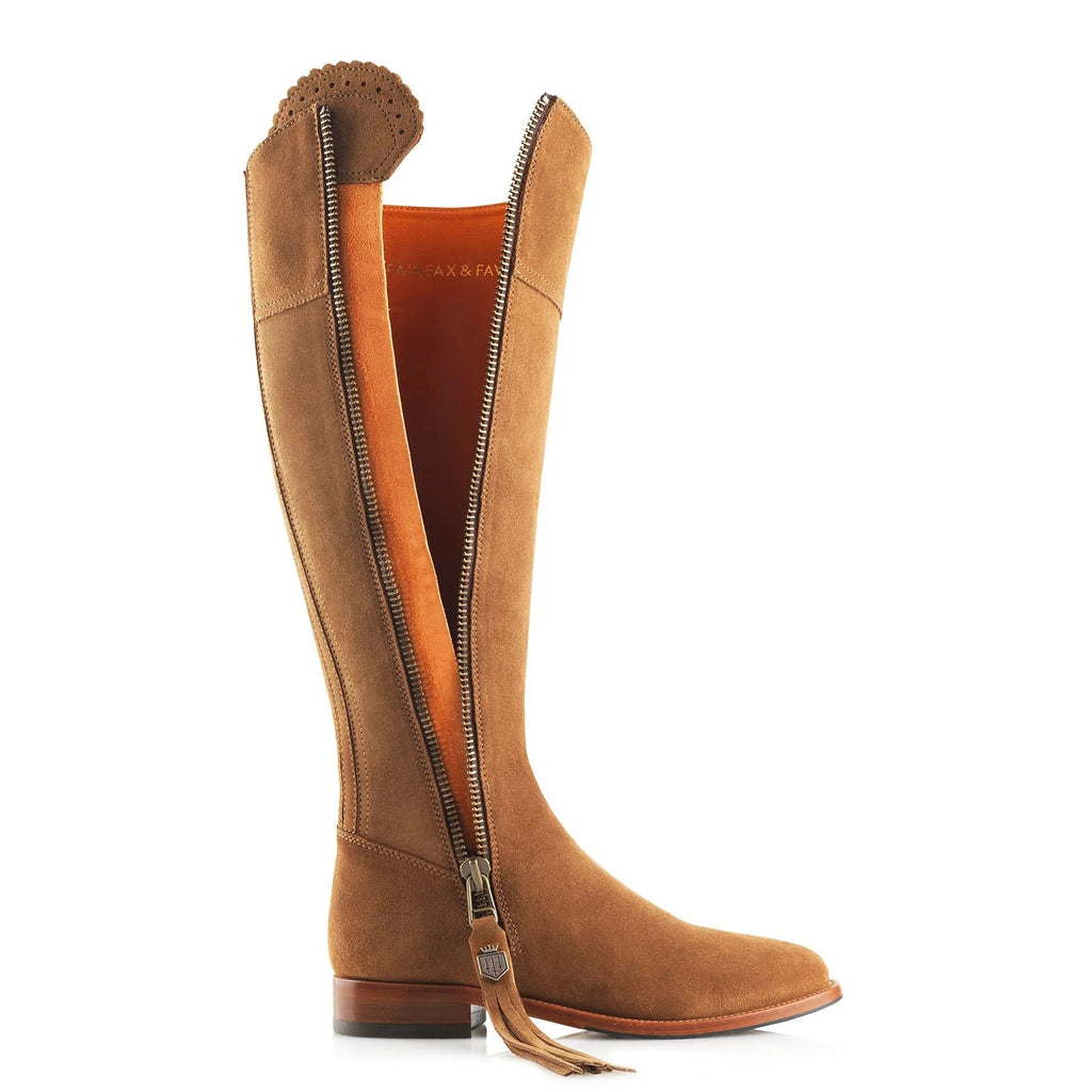 Fairfax & Favor Suede Regina Boots Narrow Fit - Country Ways