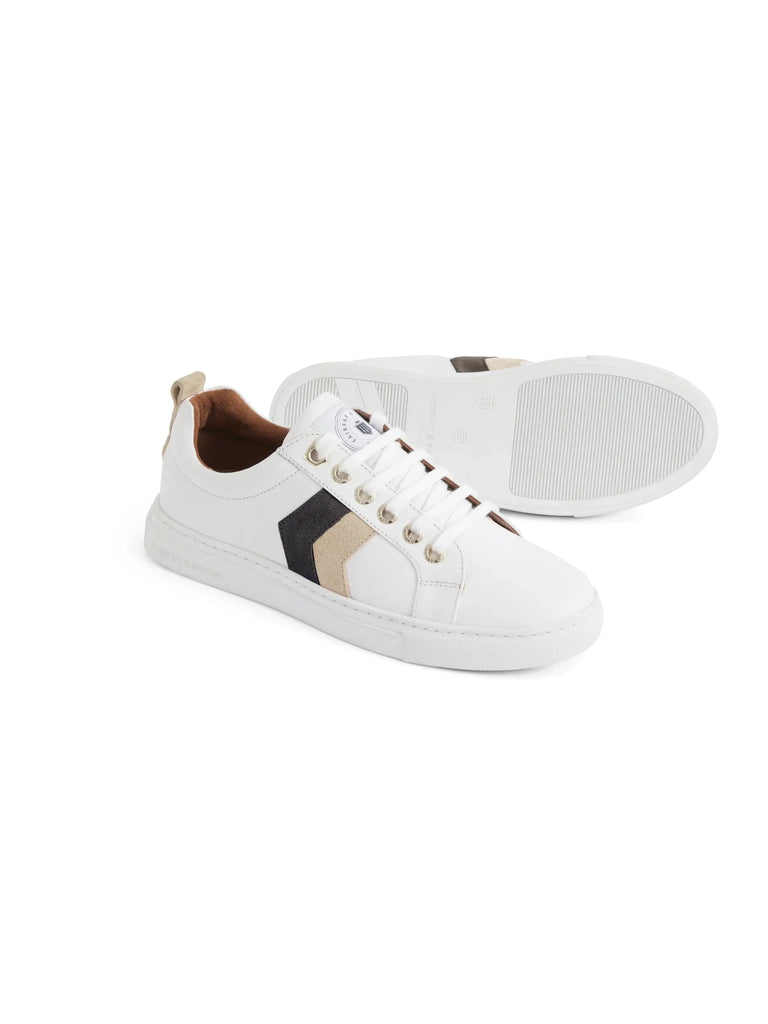 Fairfax & Favor Women's Neutral Tri - Colour Alexandra Trainer - Country Ways