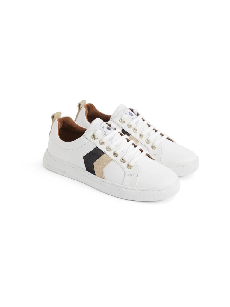 Fairfax & Favor Women's Neutral Tri - Colour Alexandra Trainer - Country Ways