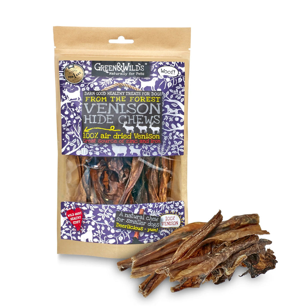 Green & Wild's Venison Hide Chews - Country Ways