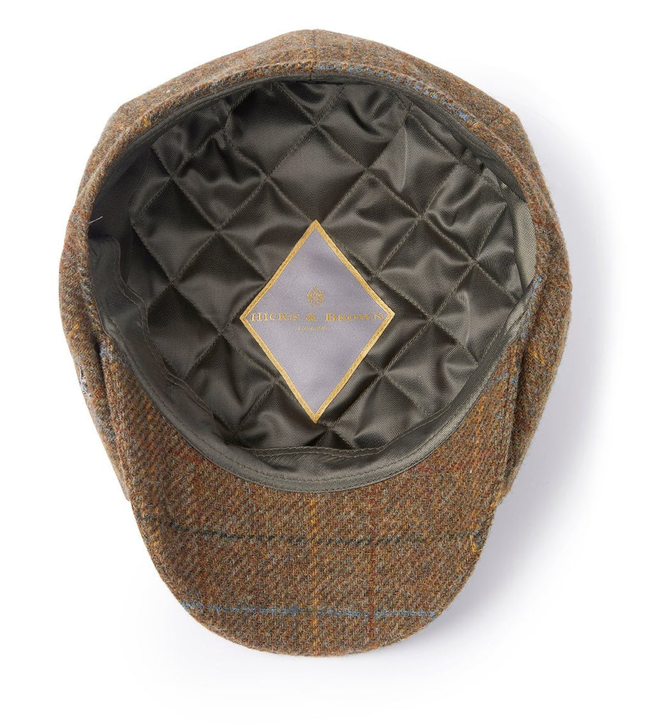 Hicks & Brown Felsham Tweed Baker Boy Cap - Country Ways