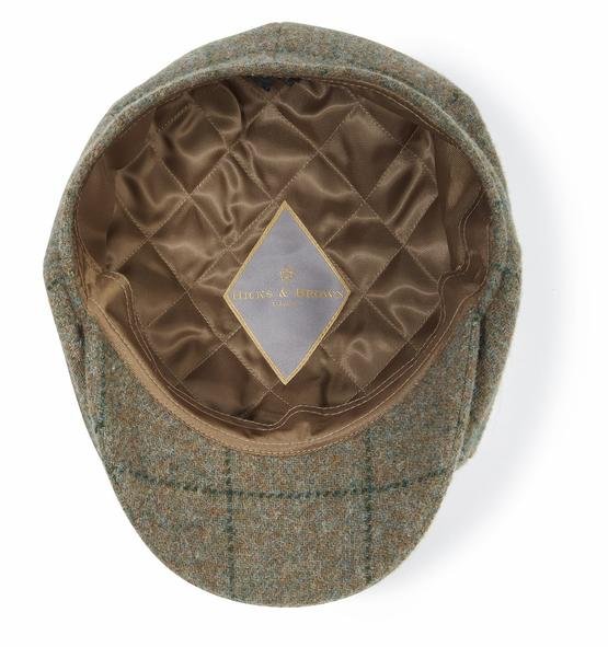 Hicks & Brown Felsham Tweed Baker Boy Cap - Country Ways