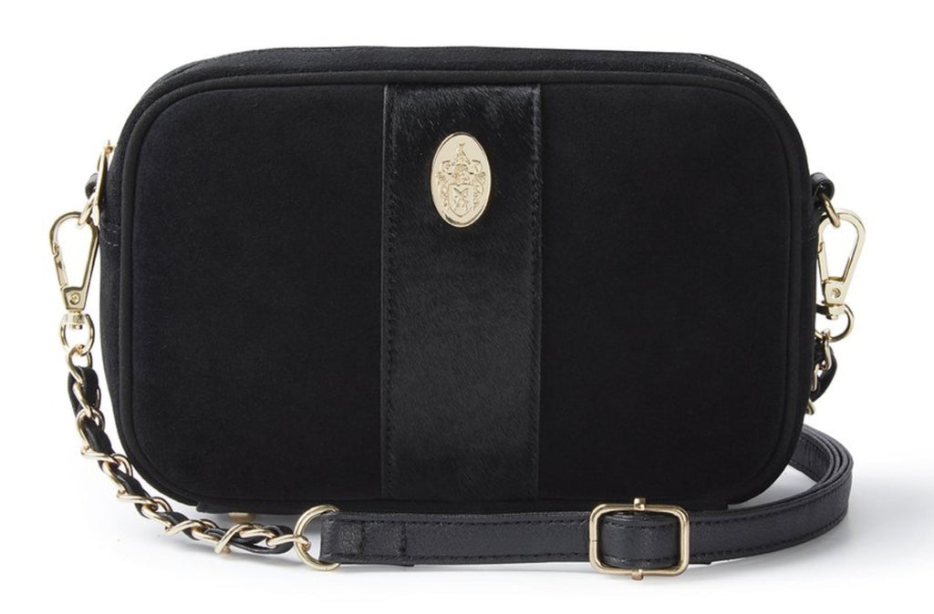 Hicks & Brown Melton Cross Body Bag Black One Size - Country Ways