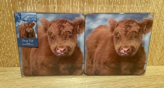 Highland Calf Coaster Pack Of 6 - Country Ways