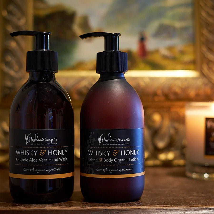 Highland Soap Company Whisky & Honey Hand & Body Lotion - Country Ways