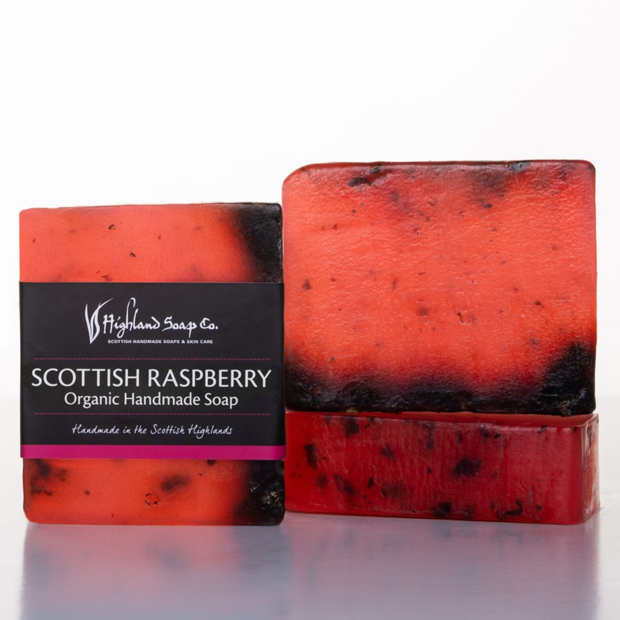 Highland Soap Company Wild Scottish Raspberry Organic Glycerine Soap - Country Ways