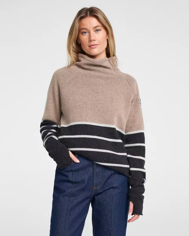 Holebrook Sweden Women's Martina Knitted Windproof Funnel Neck Sweater - Country Ways