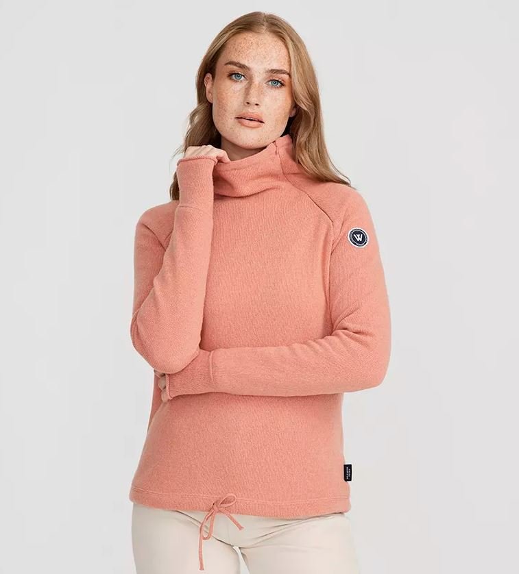 Holebrook Sweden Women's Martina Knitted Windproof Funnel Neck Sweater - Country Ways