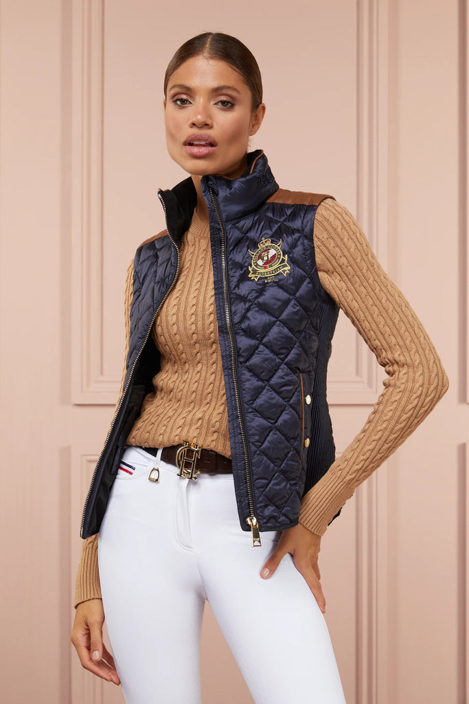 Holland Cooper Diamond Quilt Classic Gilet - Country Ways