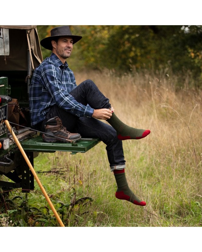 House Of Cheviot Glen Merino/Wool Blend Socks - Country Ways