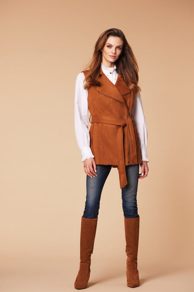 Hunt & Hall Women's Wentworth Faux Suede Gilet - Country Ways