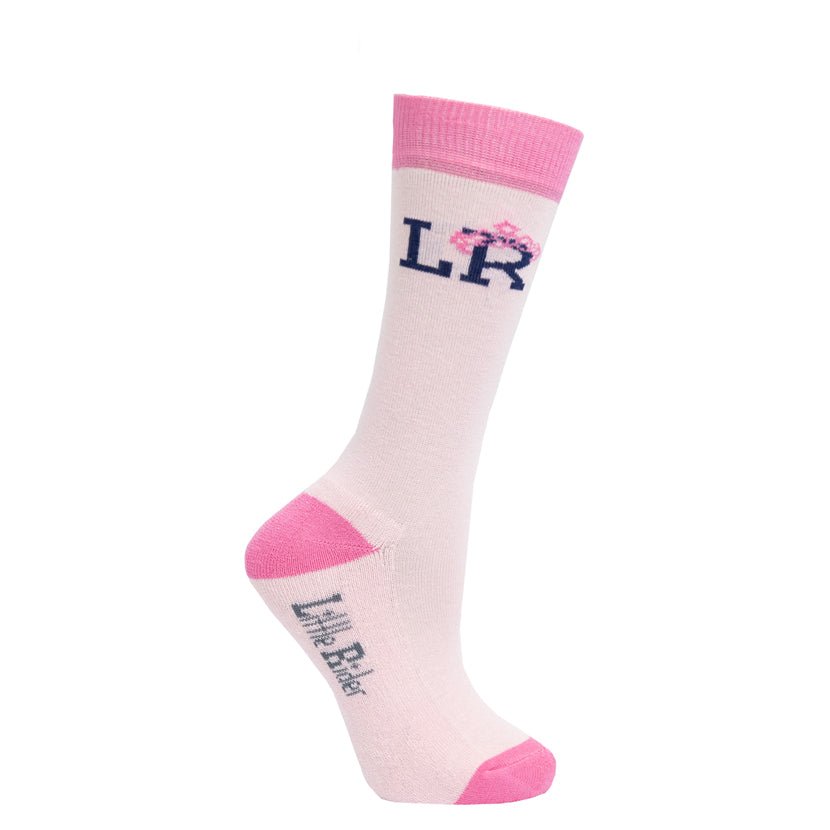 Hy Equestrian Pony Fantasy Bamboo Socks Little Rider - Pink/Navy - Country Ways