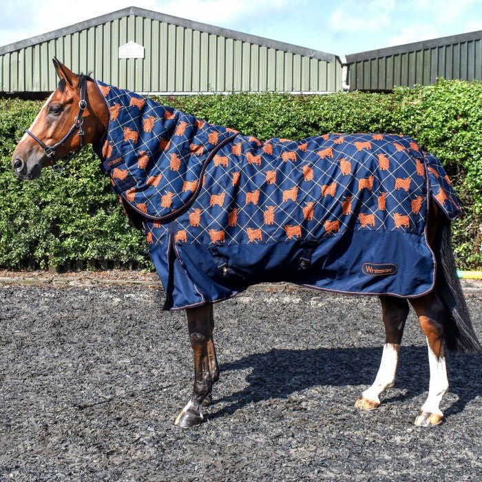 John Whitaker Angus Highland Cow 170g Combo Turnout Rug - Country Ways
