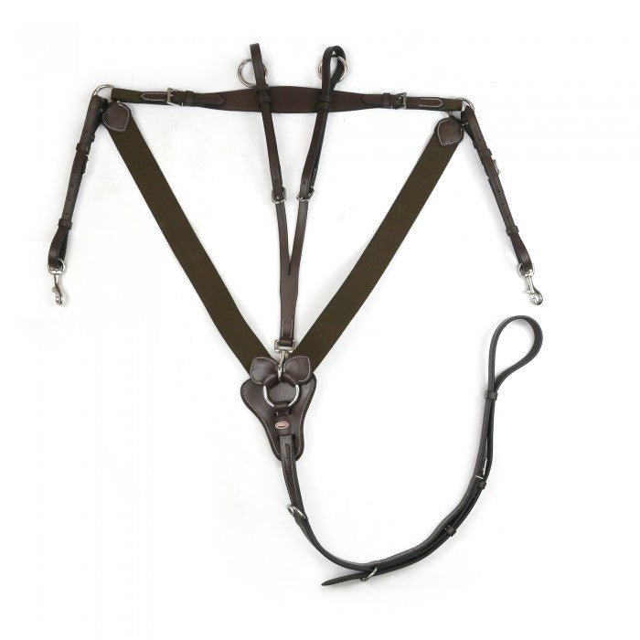 John Whitaker Eastwood Elasticated V - Check Breastplate - Country Ways