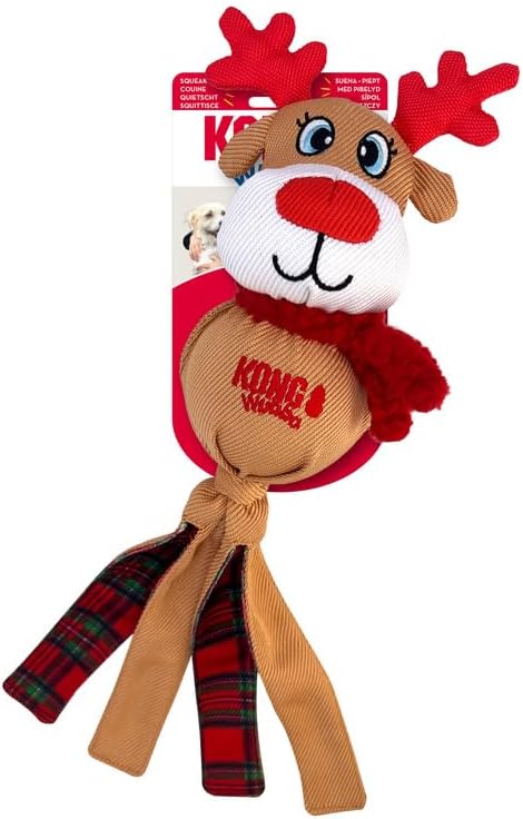 Kong Christmas Holiday Wubba Dog Toys - Country Ways