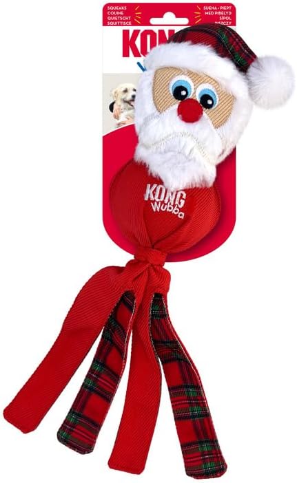 Kong Christmas Holiday Wubba Dog Toys - Country Ways