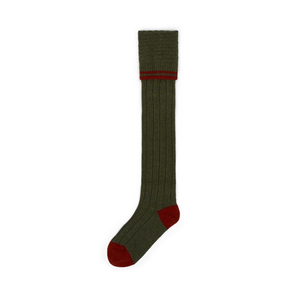 Le Chameau Long Boot Socks Green - Country Ways