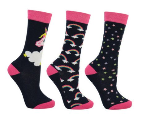 Little Unicorn Socks by Little Rider (Pack of 3) - Country Ways