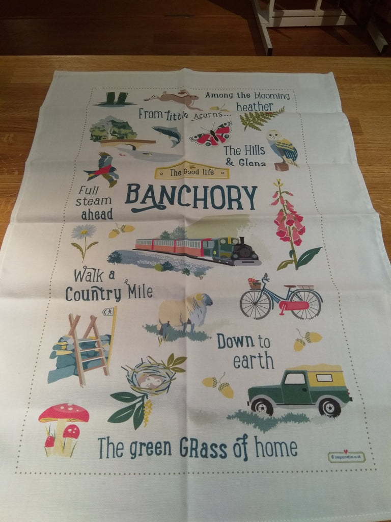 Love Your Nation Banchory Tea Towel - Country Ways