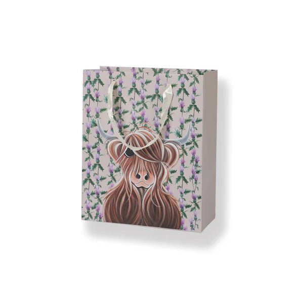 McMoo Miss Thistle Paper Gift Bag - Small - Country Ways