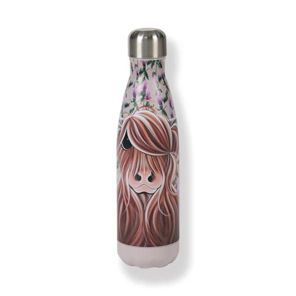 McMoo Miss Thistle Water Bottle 500ml - Country Ways