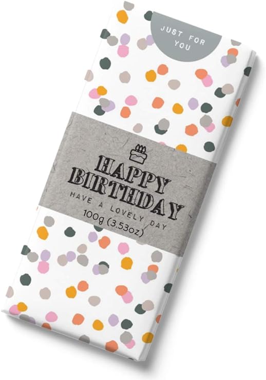 Message Bar - Happy Birthday Milk Chocolate Bar - Country Ways