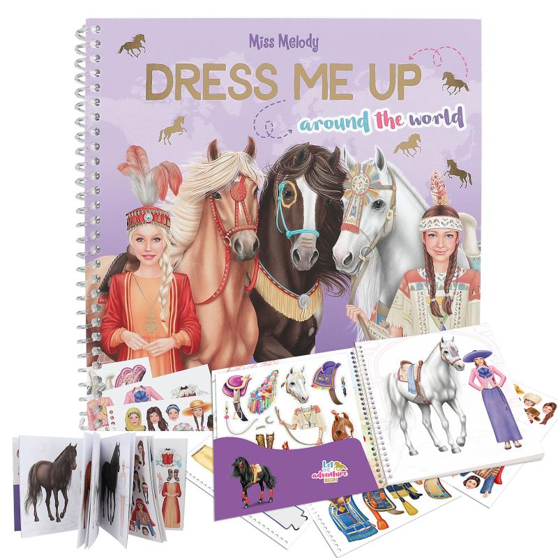 Miss Melody Dress Me Up Around the World Book - Country Ways