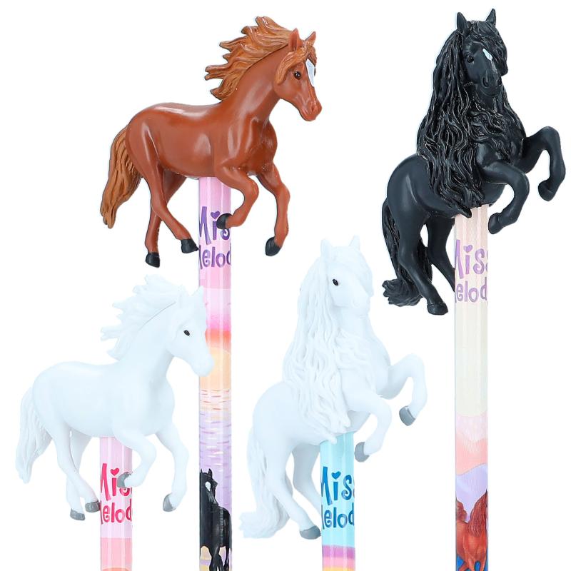 Miss Melody Pencil With 3D Horse Figurine - Country Ways