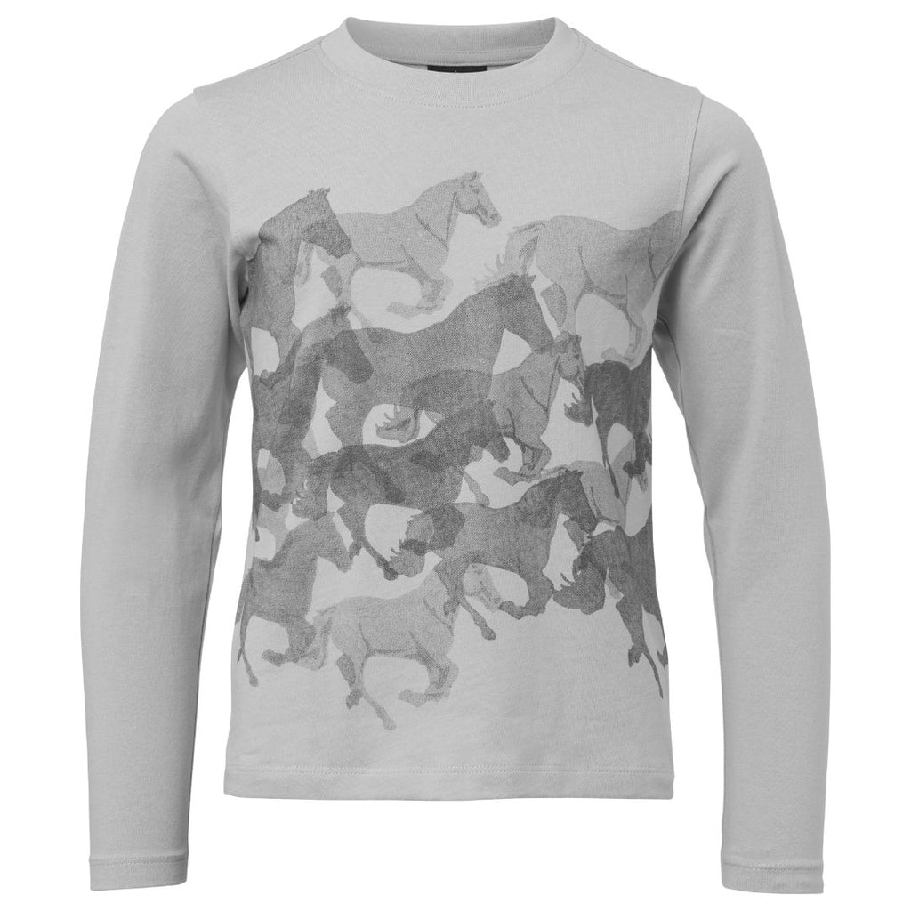 Mountain Horse Junior Running Horse Long Sleeved T - Shirt - Country Ways