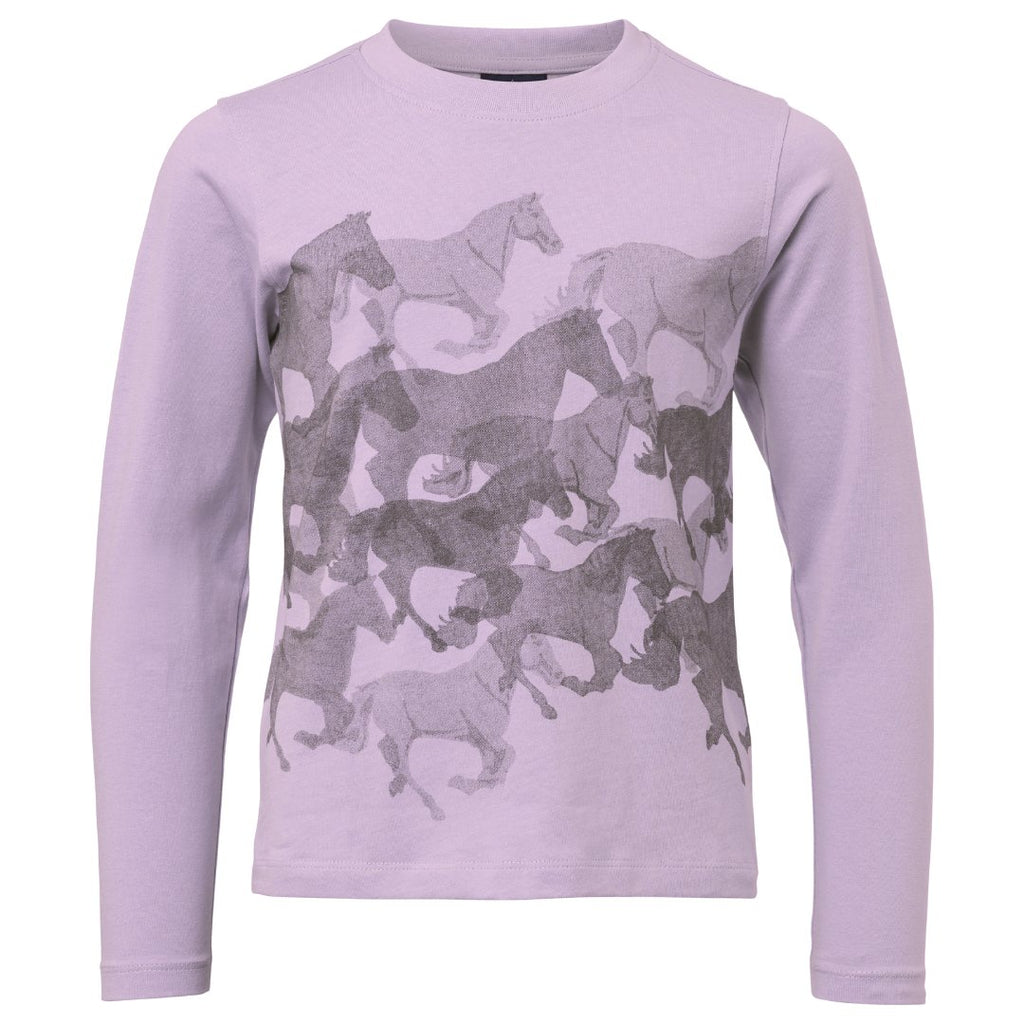 Mountain Horse Junior Running Horse Long Sleeved T - Shirt - Country Ways