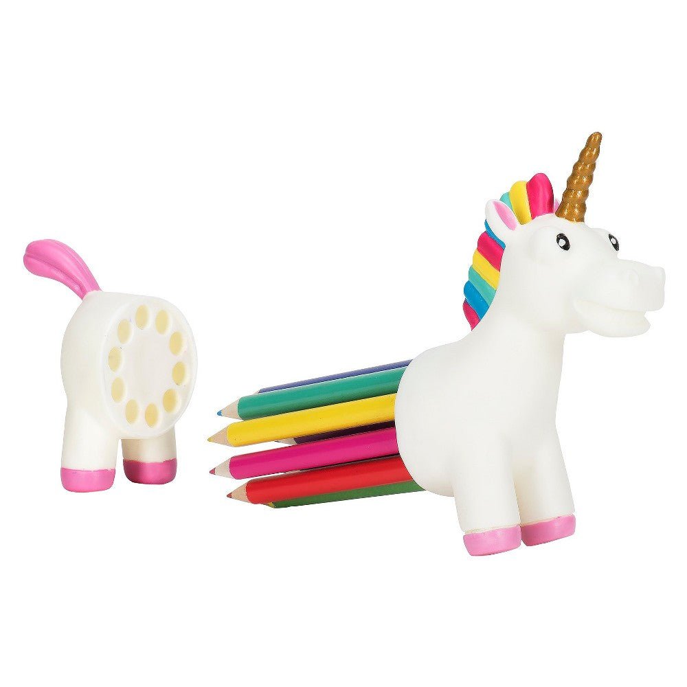 Natural Products Unicorn Rainbow Pencils & Holder - Country Ways