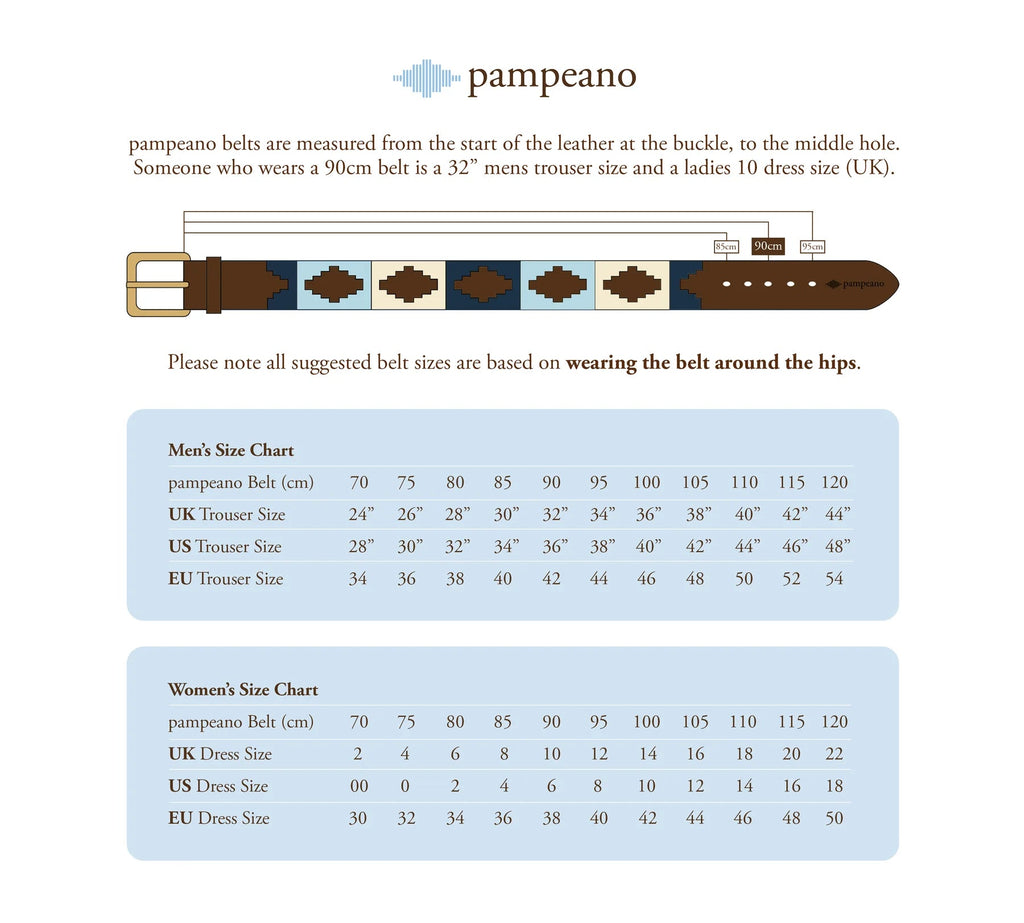 Pampeano Polo Belt Dulce - Country Ways