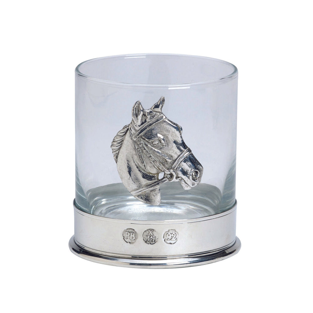 Pewter Whisky Glass in Presentation Box - Horse - Country Ways