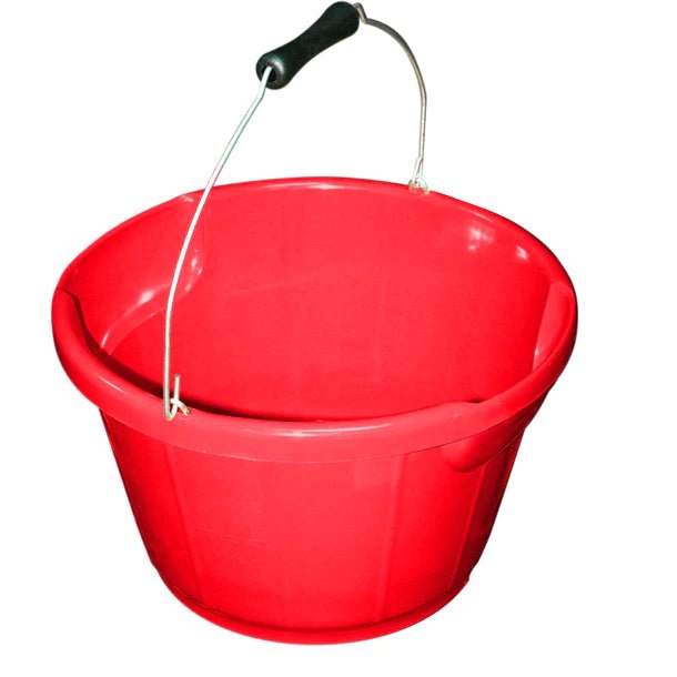 Red Gorilla Plas Shallow Feed Bucket 10L - Country Ways