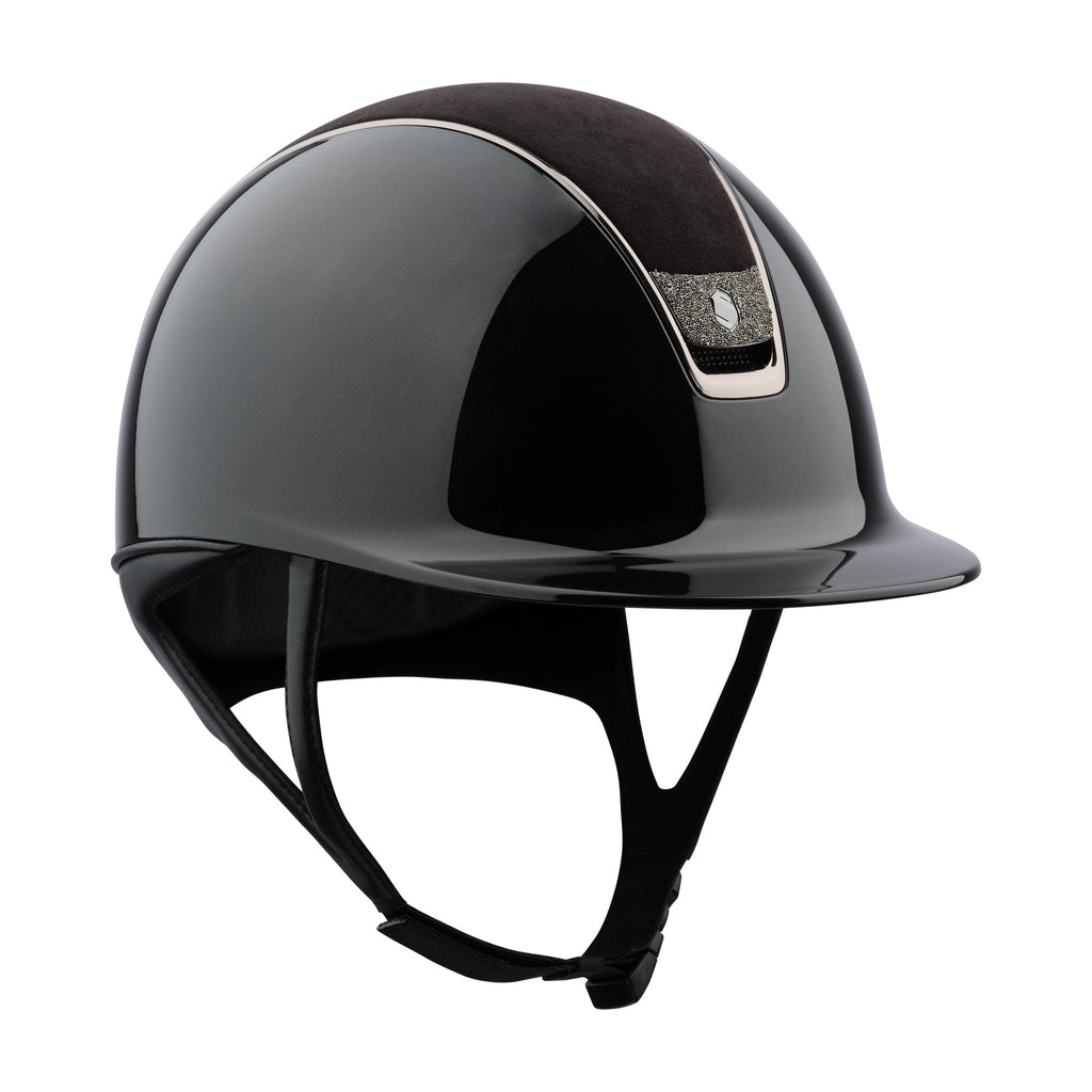 Samshield 2.0 Shadowglossy Metal Eclipse Riding Helmet with Alcantara Top - Country Ways
