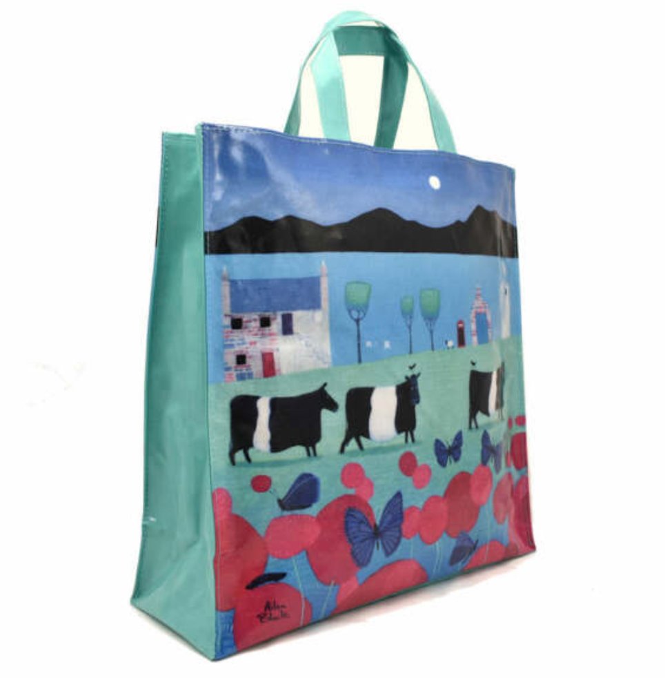 Samual Lamont Ailsa Black PVC Medium Gusset Bag - Country Ways