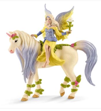 Schleich Fairy Sera with Blossom Unicorn - Country Ways