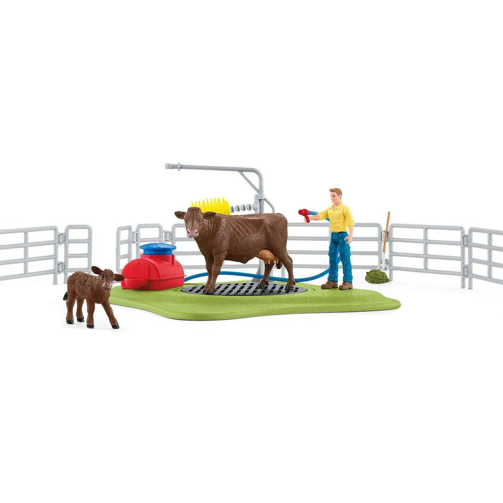 Schleich Farm World Happy Cow Wash - Country Ways