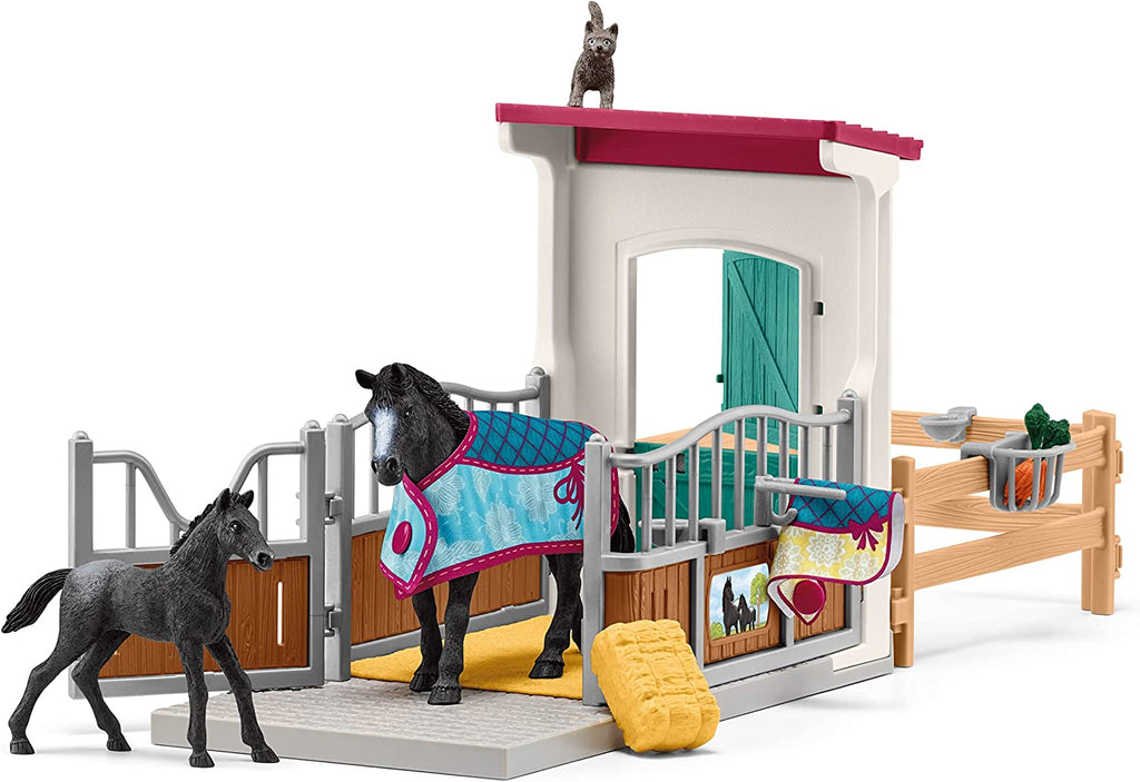 Schleich Horse Box With Mare and Foal - Country Ways