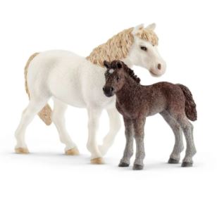 Schleich Pony Mare & Foal - Country Ways