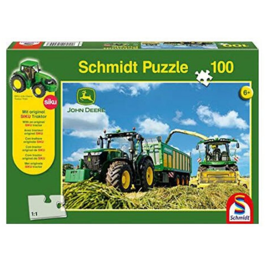 Schmidt John Deer Tractor 7530 Puzzle - Country Ways